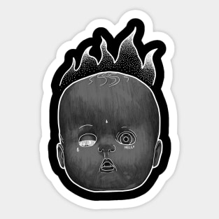 Burn Baby Sticker